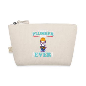 Best Plumber Mom Ever Plumbing Technician Crafts - Bio-Täschchen - Natur - Vorne
