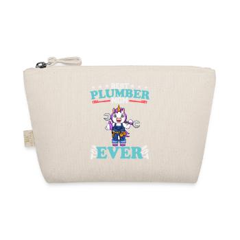 Best Plumber Mom Ever Plumbing Technician Crafts - Bio-Täschchen - Natur - Vorne