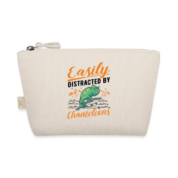 Easily distracted by Chameleons Chameleon - Organic Pouch - nature - Front