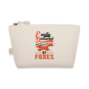 Easily distracted by Foxes Fuchs - Bio-Täschchen - Natur - Vorne
