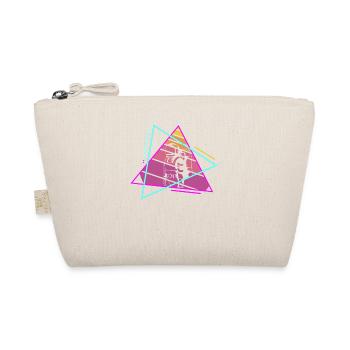 Retro Vintage Classic Astronaut Aeronautic - Organic Pouch - nature - Front