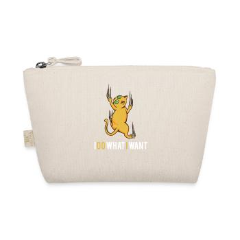 Je fais ce que je veux drôles amoureux des chats Kat - Trousse biologique - nature - Devant