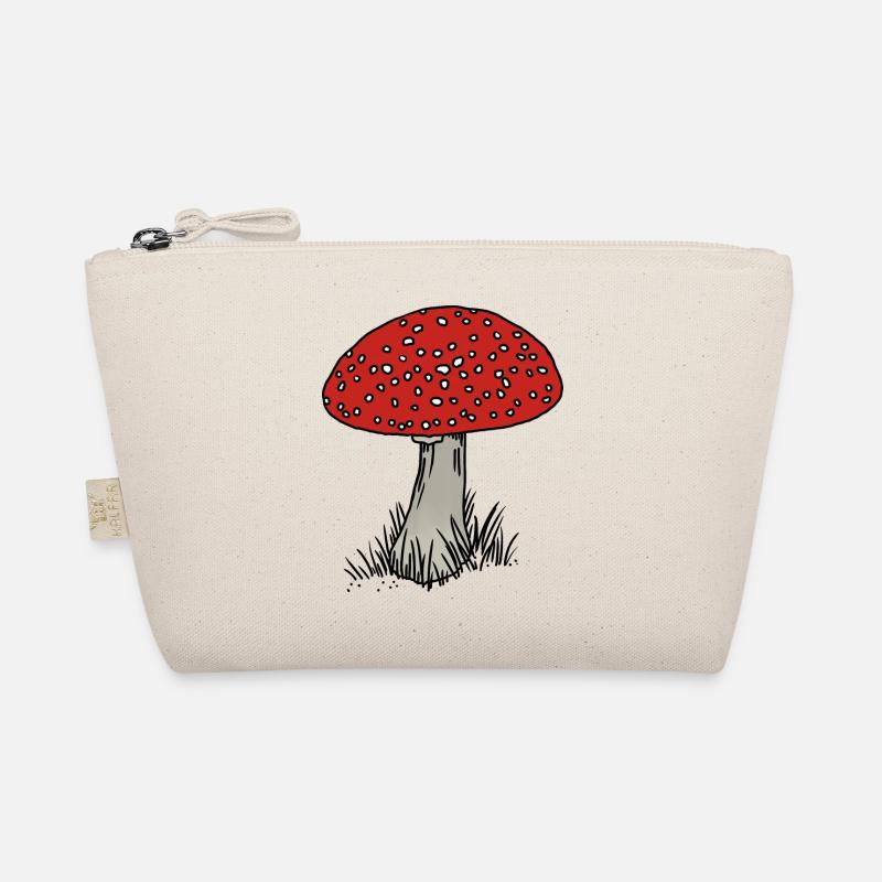 Toadstool colored Organic Pouch