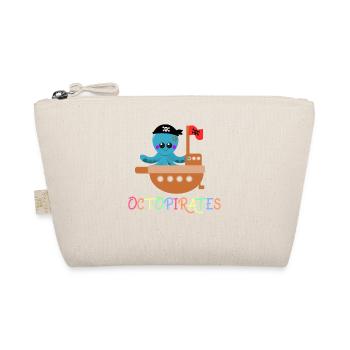 Sailing Octopirates Captain Cute & Colorful - Bio-Täschchen - Natur - Vorne