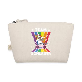 Folk Music Party Village Festival Ouftit German Schlager - Organic Pouch - nature - Front