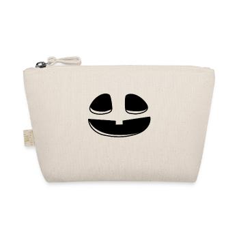 Smile Pumpkin Head Pumpkin Face Halloween - Organic Pouch - nature - Front