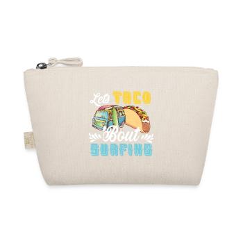 Let's Taco Bout Surfing Lover - Organic Pouch - nature - Front