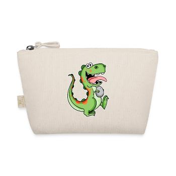 Dinosaur with Baby Dinosaur Egg - Organic Pouch - nature - Front