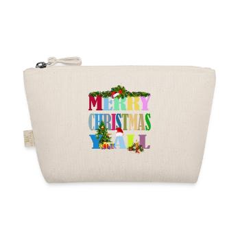 Merry Christmas for everyone Saying - Organic Pouch - nature - Front