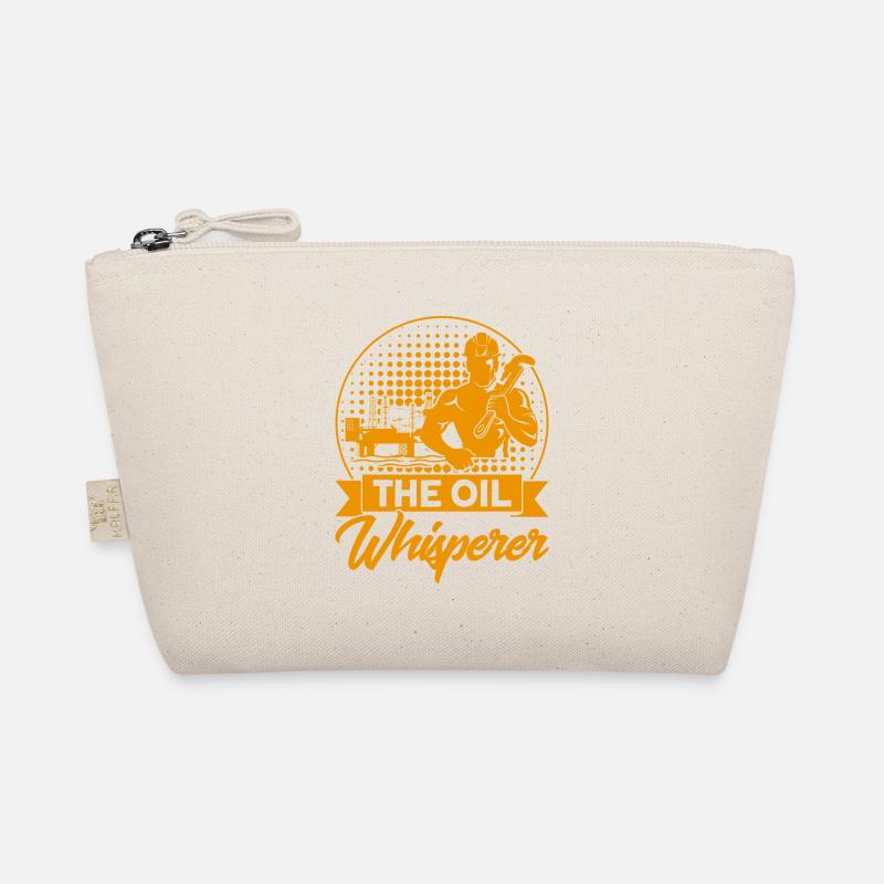 Arbeiten im Fracking Gas Arbeiter Ölfeld Arbeiter Bio-Täschchen