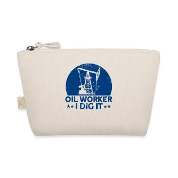 Gas Worker Oilfield Working in Fracking Gift - Organic Pouch - nature - Front