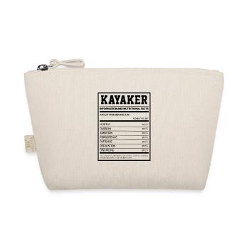 Kayaker Information And Nutritional Facts Canoe Ka - Bio-Täschchen - Natur - Vorne