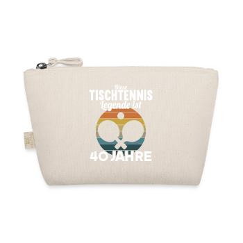 Diese Tischtennis Legende 40 Jahre 40 Geburtstag - Bio-Täschchen - Natur - Vorne