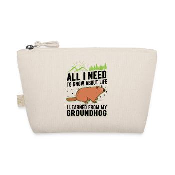 Marmot Groundhog Day Forest Marmot - Organic Pouch - nature - Front