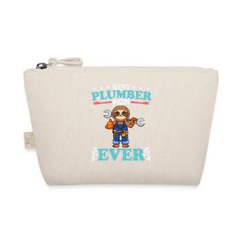 Best Plumber Mom Ever Plumbing Technician Crafts - Bio-Täschchen - Natur - Vorne