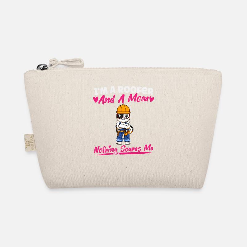 I'm A Roofer And A Mom Nothing Scares Me Bio-Täschchen