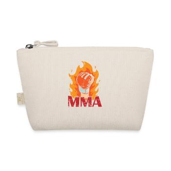 MMA brûlant un gant de boxe avec du feu - Trousse biologique - nature - Devant