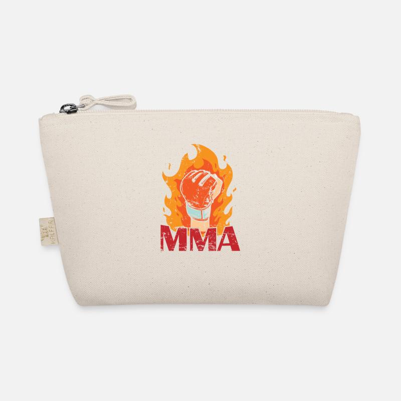 MMA brennender Boxhandschuh mit Feuer Bio-Täschchen