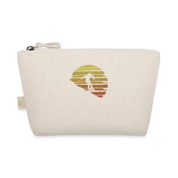 Ski lovers Fun Skiing Winter sports Alpine - Organic Pouch - nature - Front