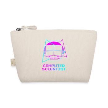 Retro Computer Scientist Information - Bio-Täschchen - Natur - Vorne