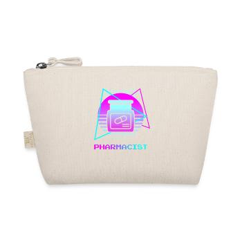 Retro Pharmacist Pharmaceutical Pharmacy - Organic Pouch - nature - Front