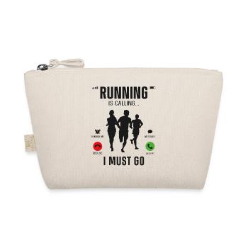 Running Runner Half Marathon Téléphone - Trousse biologique - nature - Devant