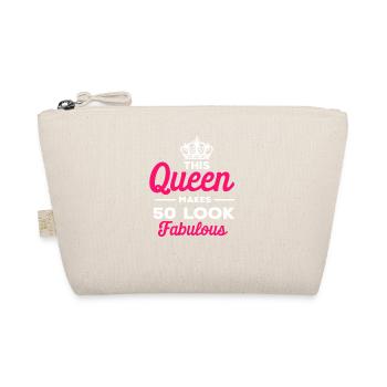 Cette reine laisse 50 fabuleux 50th Bday Present - Trousse biologique - nature - Devant
