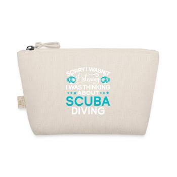 Scuba Diving Gift Underwater Scuba Diver - Organic Pouch - nature - Front