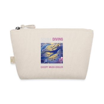 Sporttauchen Geschenk Unterwasser Sporttaucher - Bio-Täschchen - Natur - Vorne