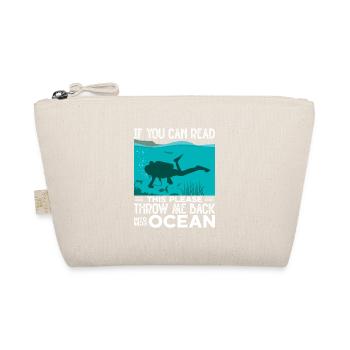 Sporttauchen Geschenk Unterwasser Sporttaucher - Bio-Täschchen - Natur - Vorne