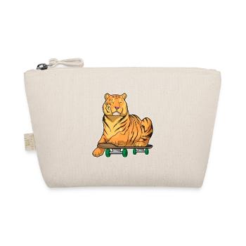 Tiger Skater Skateboard - Organic Pouch - nature - Front