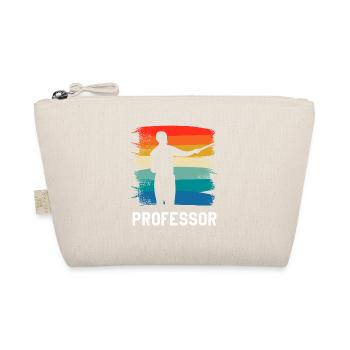 Retro Vintage Professor University Teaching - Bio-Täschchen - Natur - Vorne