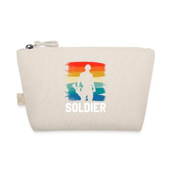 Rétro Vintage Soldat Armée Militaire - Trousse biologique - nature - Devant