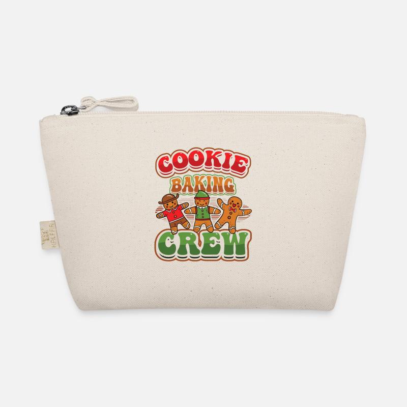 Cookie baking crew, Christmas, gingerbread. Organic Pouch