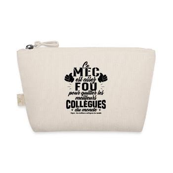 Idée cadeau les meilleurs collègue du monde - Trousse biologique - nature - Devant