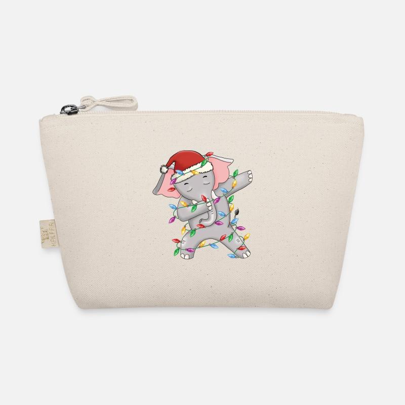 Elefanten Vater Tierpfleger Geschenk Idee Bio-Täschchen