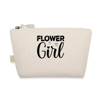 cool fleur fille mariage fleur enfant cadeau - Trousse biologique - nature - Devant