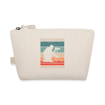 Retro Vintage Classic Photographer Photography - Organic Pouch - nature - Front