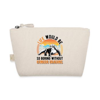 Komodo dragon Gift Komodo Dragon monitor lizard - Organic Pouch - nature - Front