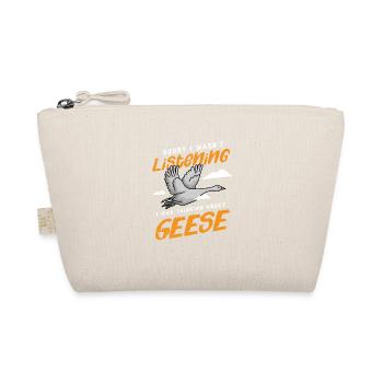 En pensant aux oies, à l'oie, à la nature - Trousse biologique - nature - Devant