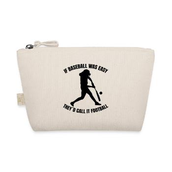 Baseball Lovers Baseball Game Gift - Organic Pouch - nature - Front