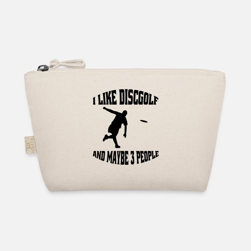Disc Golf Funny Saying Discgolfer Disc Golfer Organic Pouch