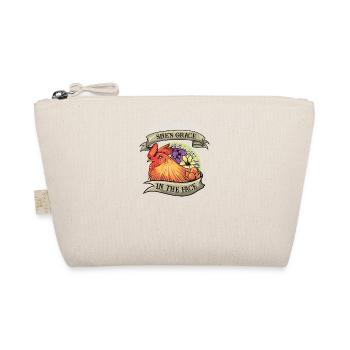 She is beauty, she is grace, she will get into your - Organic Pouch - nature - Front