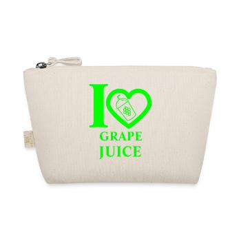 I Love Grape Juice - Organic Pouch - nature - Front