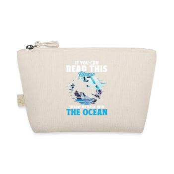 Sporttauchen Geschenk Unterwasser Sporttaucher - Bio-Täschchen - Natur - Vorne