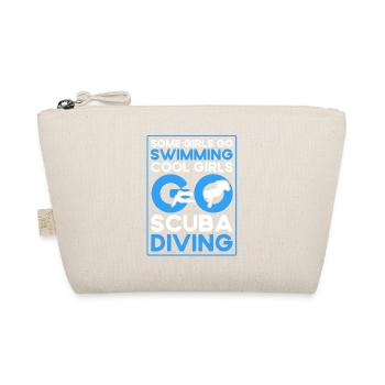 Sporttauchen Geschenk Unterwasser Sporttaucher - Bio-Täschchen - Natur - Vorne