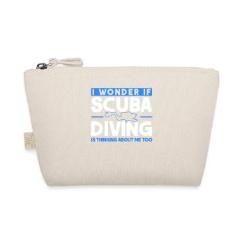 Sporttauchen Geschenk Unterwasser Sporttaucher - Bio-Täschchen - Natur - Vorne