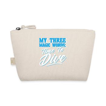 Sporttauchen Geschenk Unterwasser Sporttaucher - Bio-Täschchen - Natur - Vorne