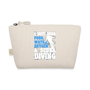 Sporttauchen Geschenk Unterwasser Sporttaucher - Bio-Täschchen - Natur - Vorne