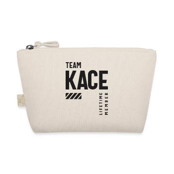 Nom personnalisé du membre à vie de l’équipe Kace - Trousse biologique - nature - Devant